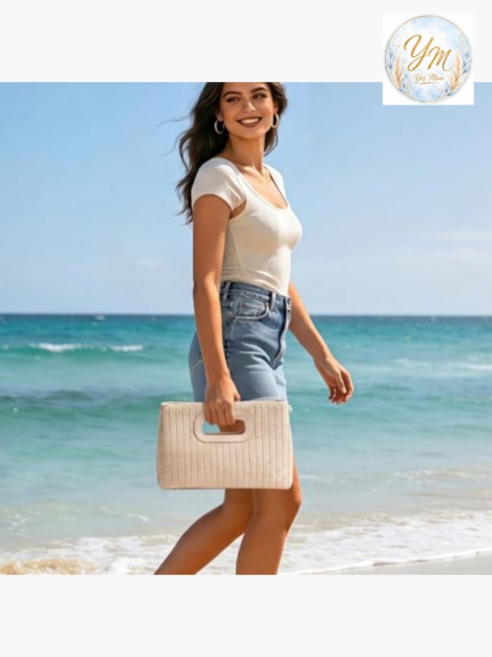 Women Clutch Purse Evening Handbag Wedding Party Formal Bag with Chain - Picture 2 of 7